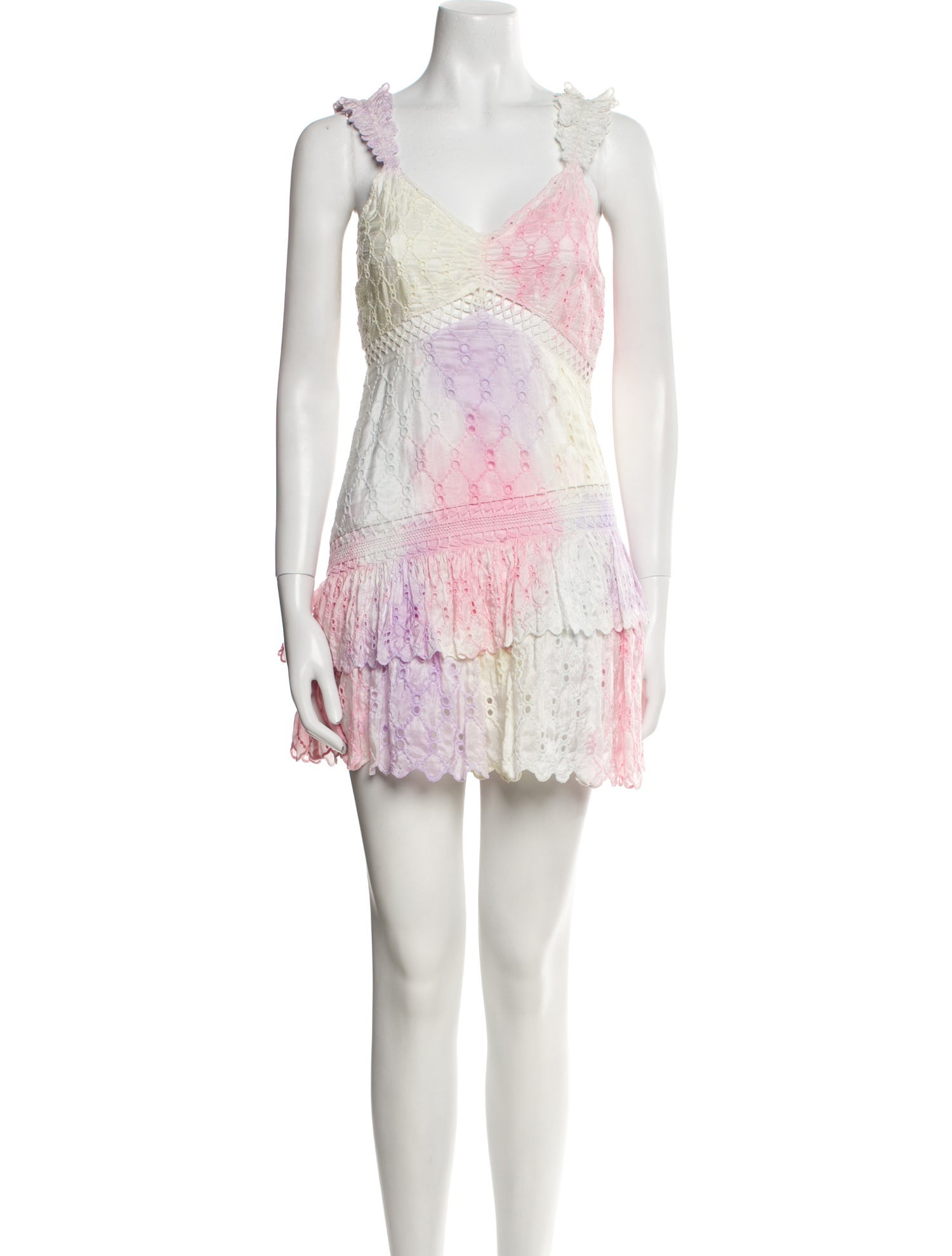 LoveShackFancy Silk Mini Dress