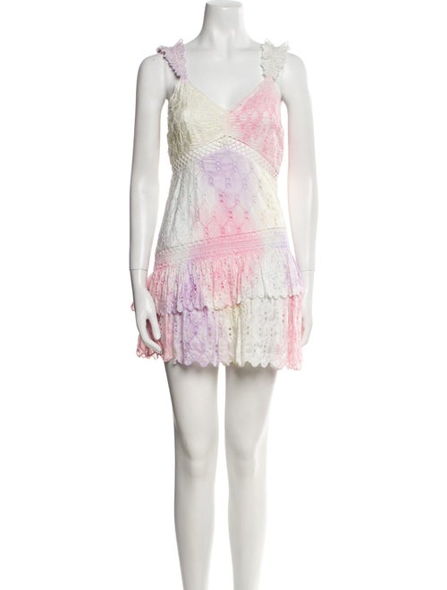 LoveShackFancy Silk Mini Dress