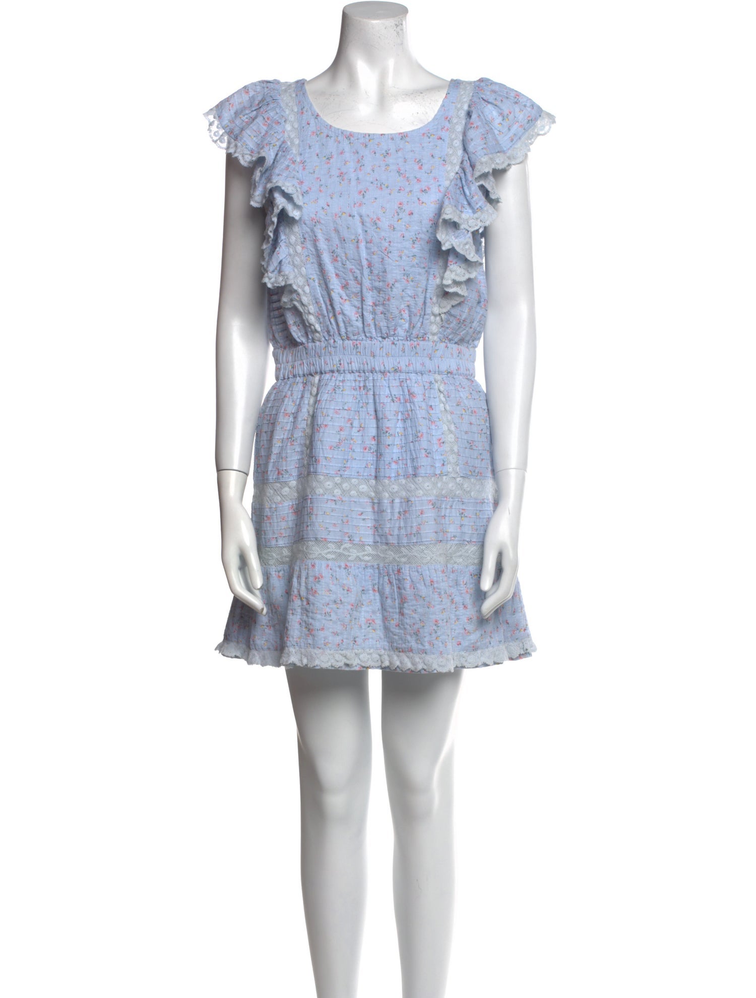 LoveShackFancy Printed Mini Dress