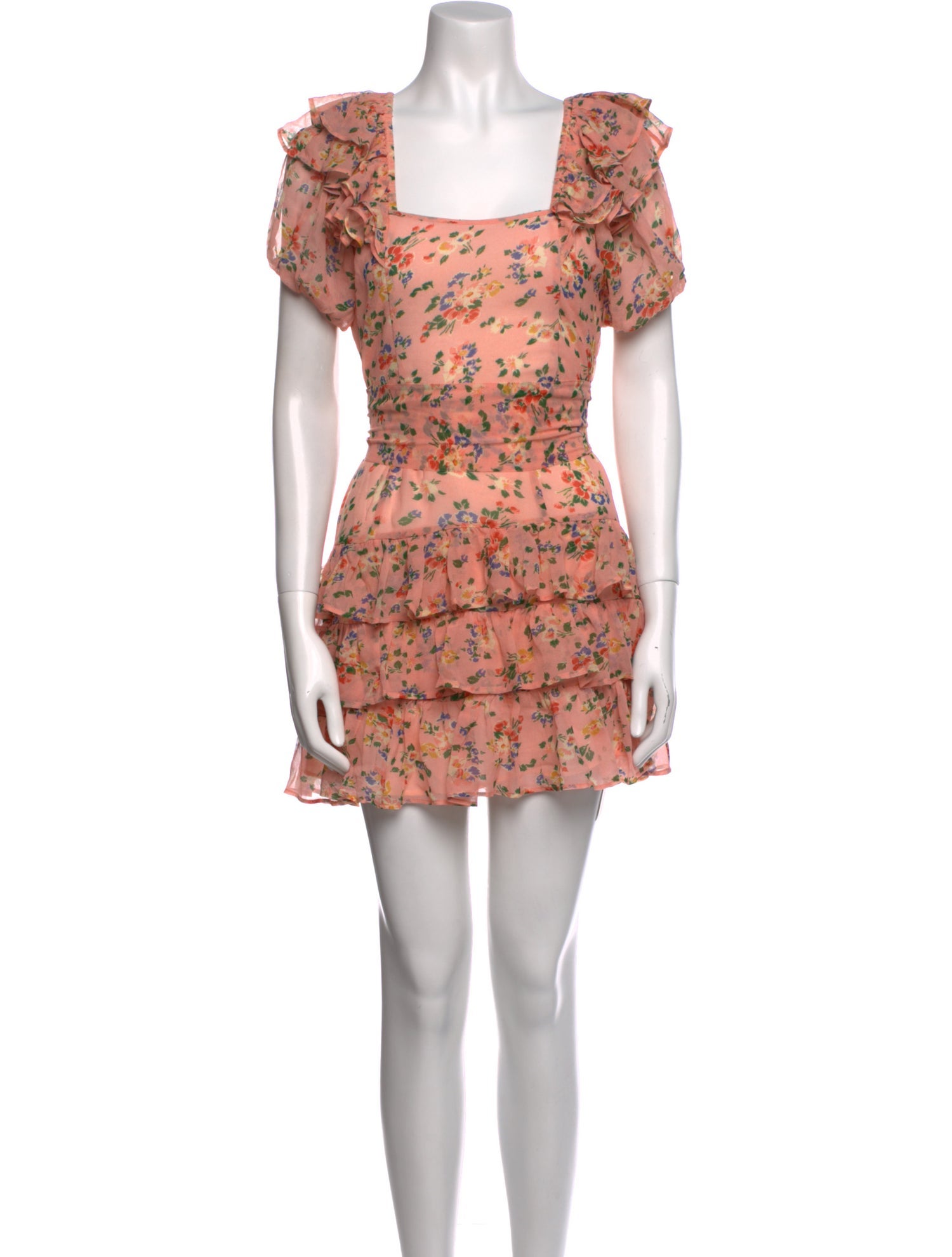 LoveShackFancy Silk Mini Dress