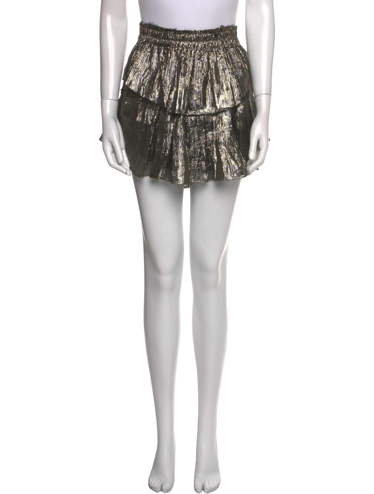 LoveShackFancy Silk Mini Skirt