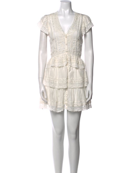 LoveShackFancy Silk Mini Dress
