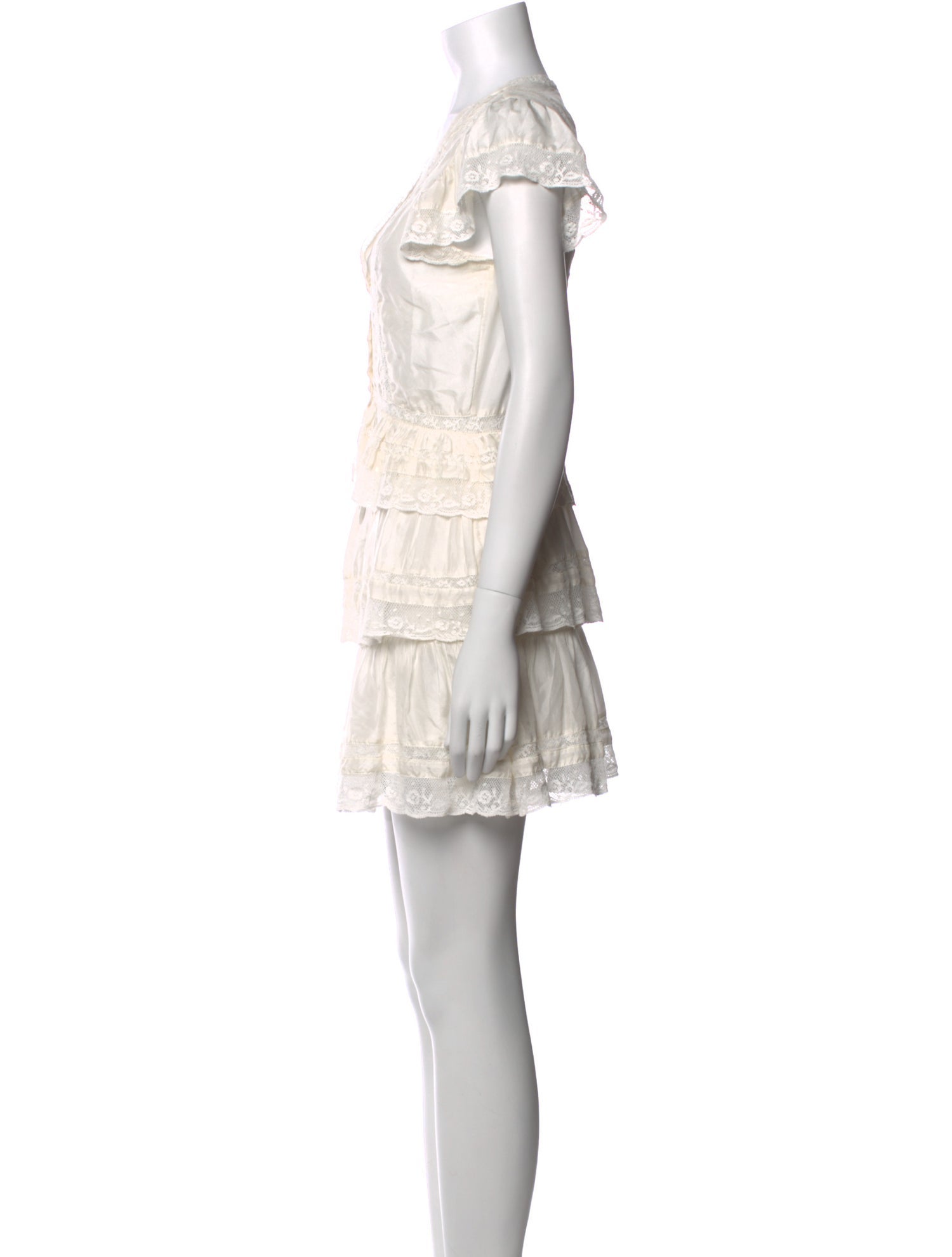 LoveShackFancy Silk Mini Dress