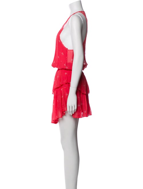 LoveShackFancy Scoop Neck Mini Dress