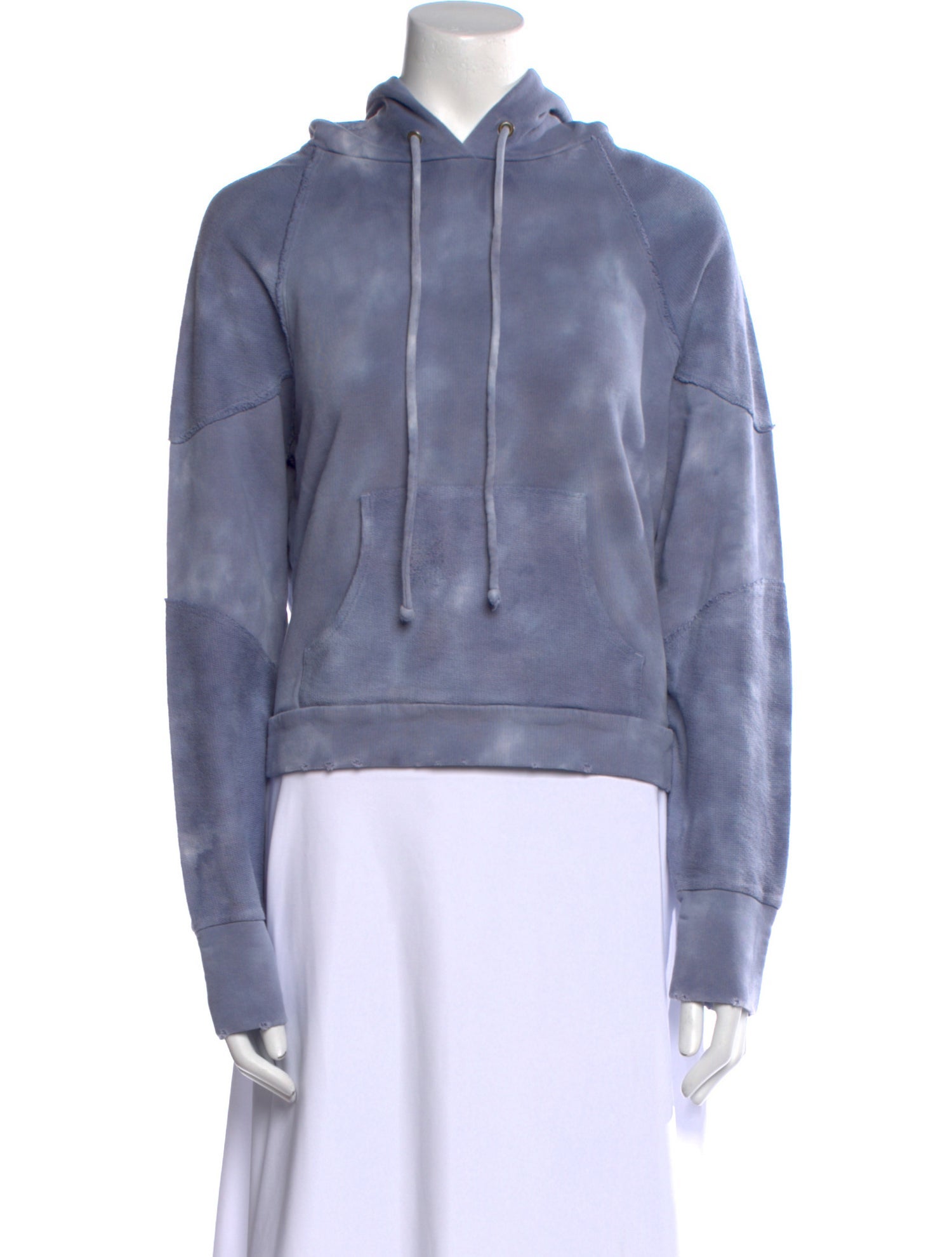 LoveShackFancy V-Neck Long Sleeve Sweatshirt