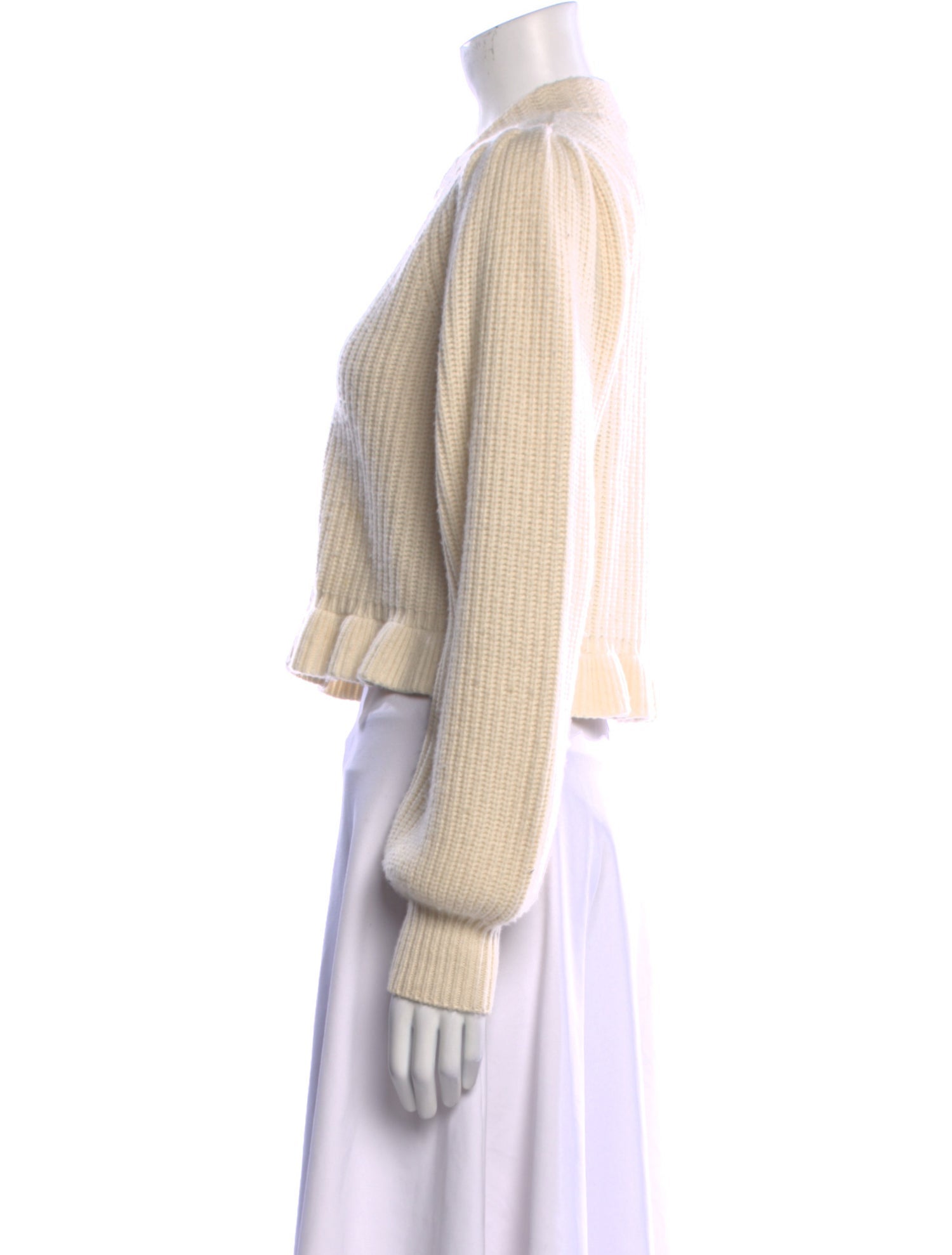 LoveShackFancy Wool V-Neck Sweater