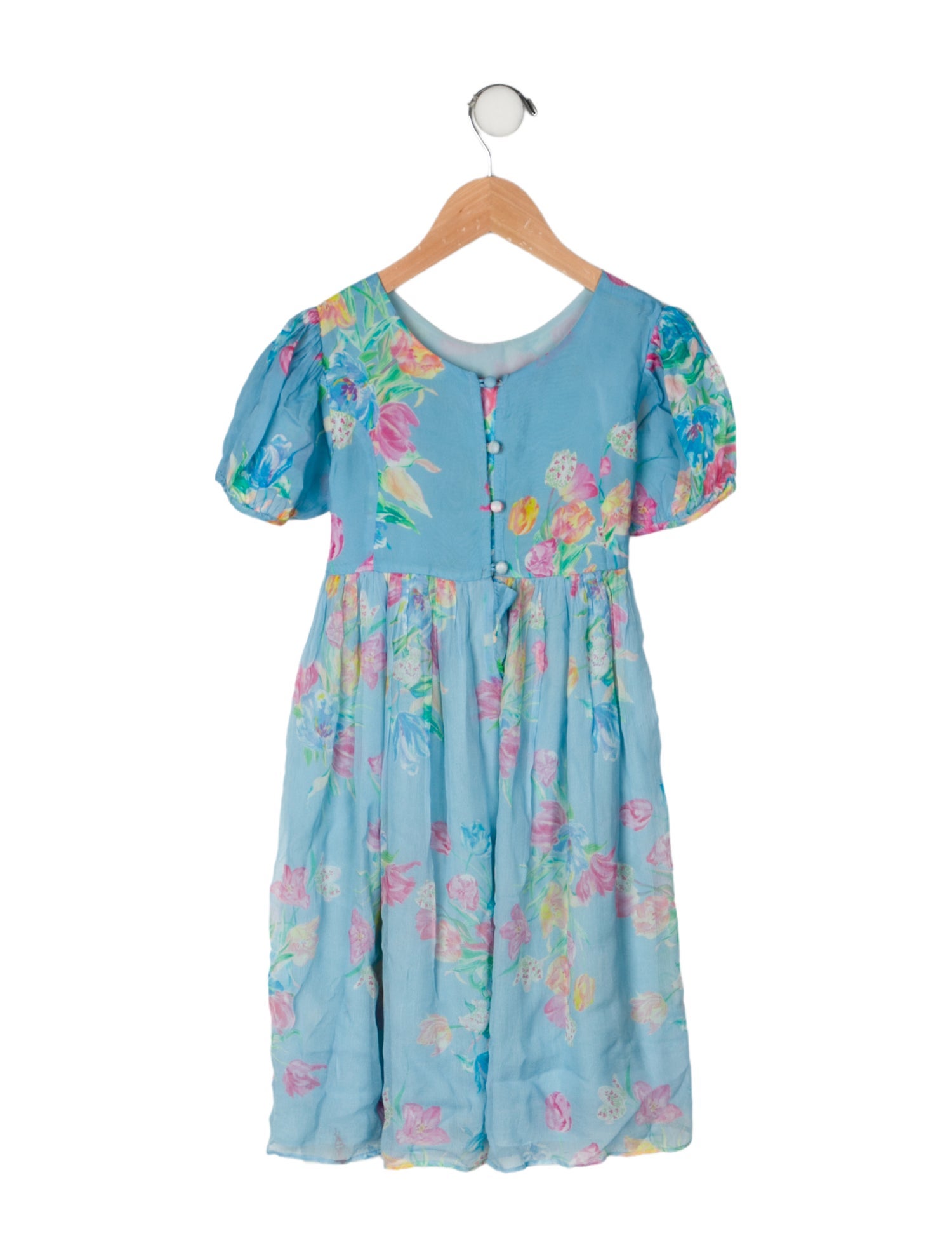 LoveShackFancy Short Sleeve Dress