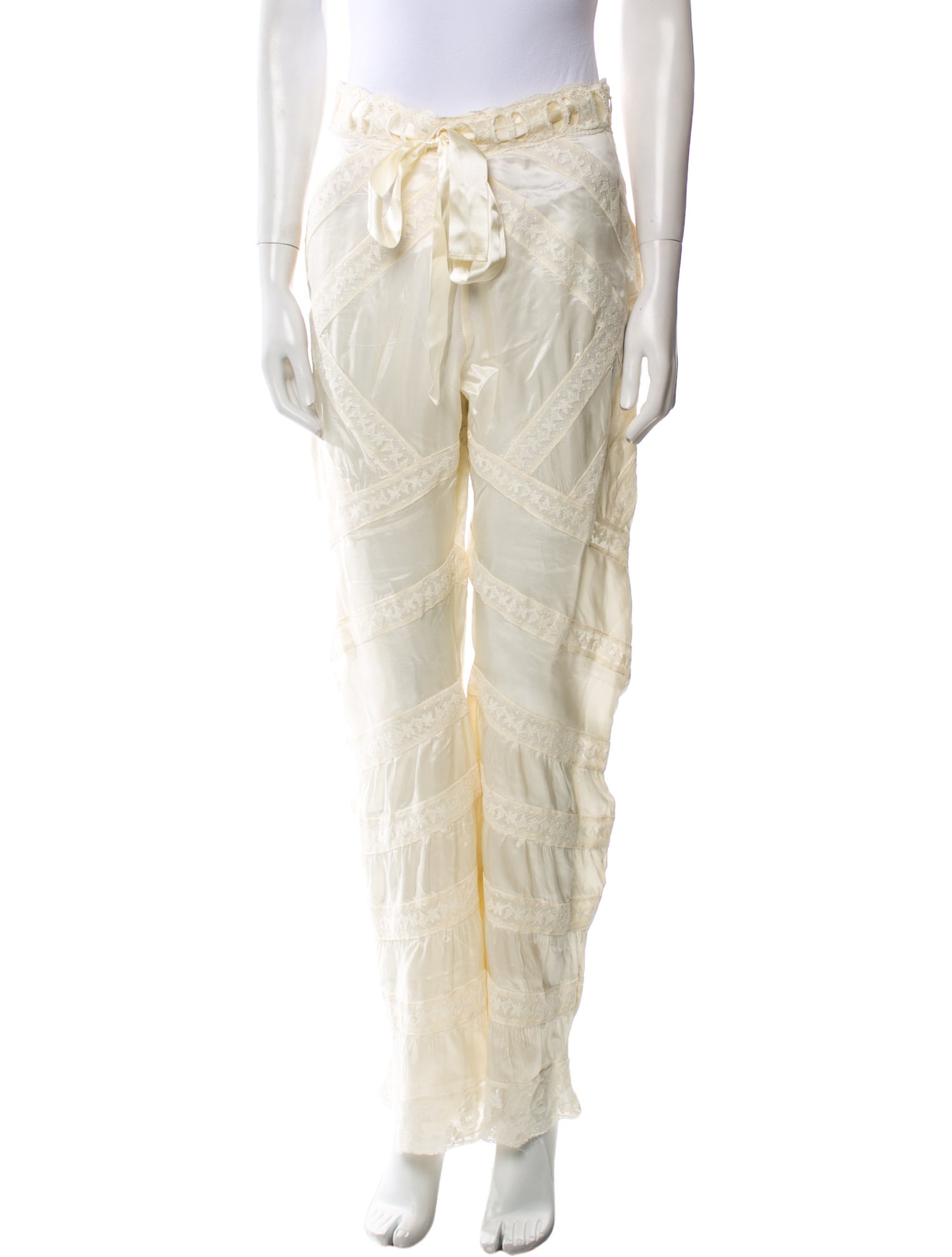 LoveShackFancy Wide Leg Pants