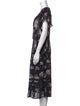 LoveShackFancy Silk Midi Length Dress