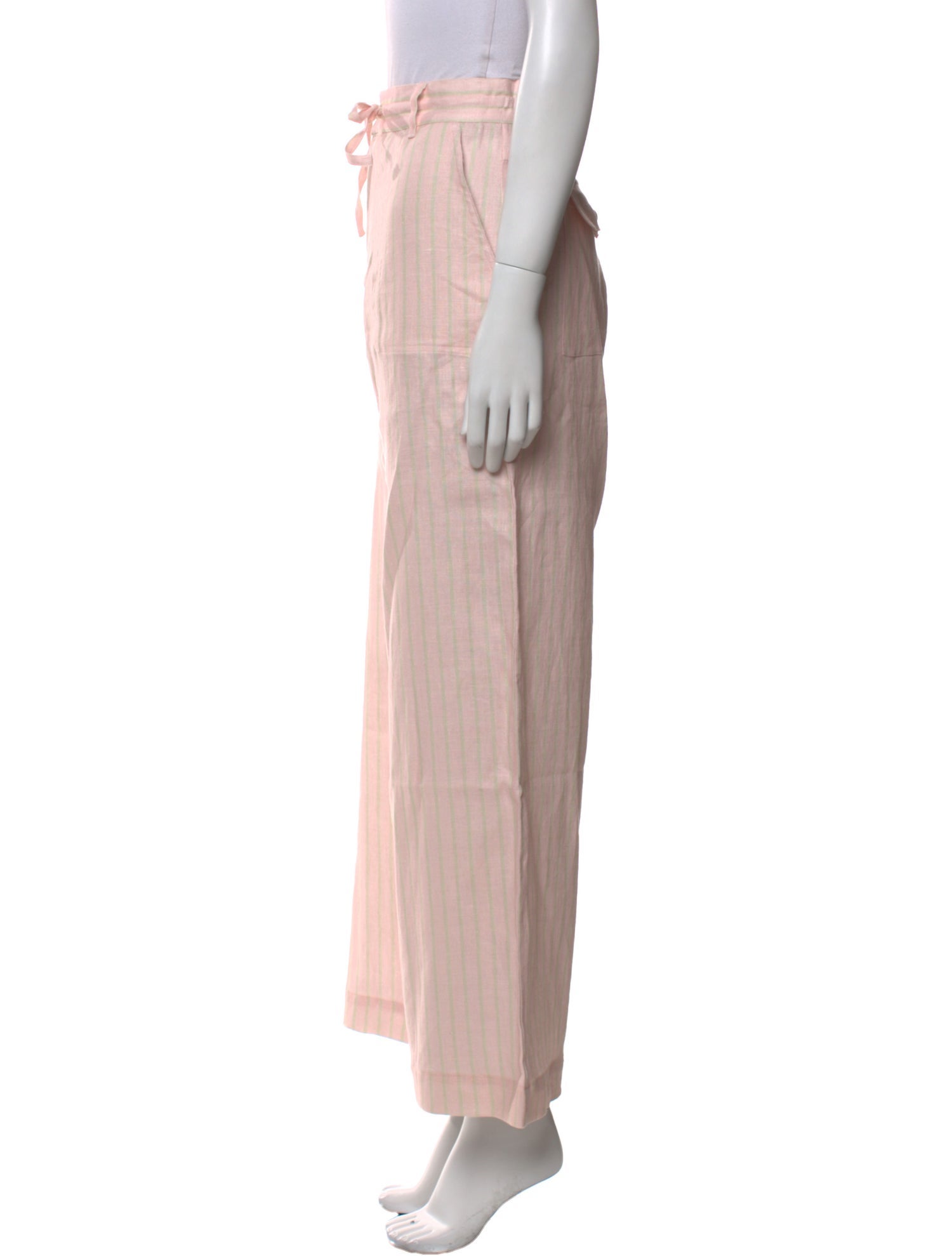 LoveShackFancy Linen Wide Leg Pants