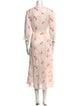 LoveShackFancy Floral Print Long Dress