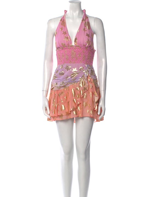 LoveShackFancy Silk Mini Dress