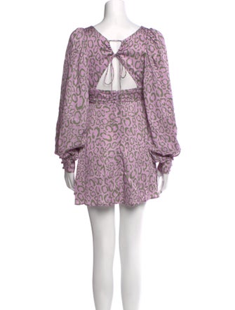 LoveShackFancy Printed Mini Dress