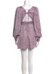 LoveShackFancy Printed Mini Dress