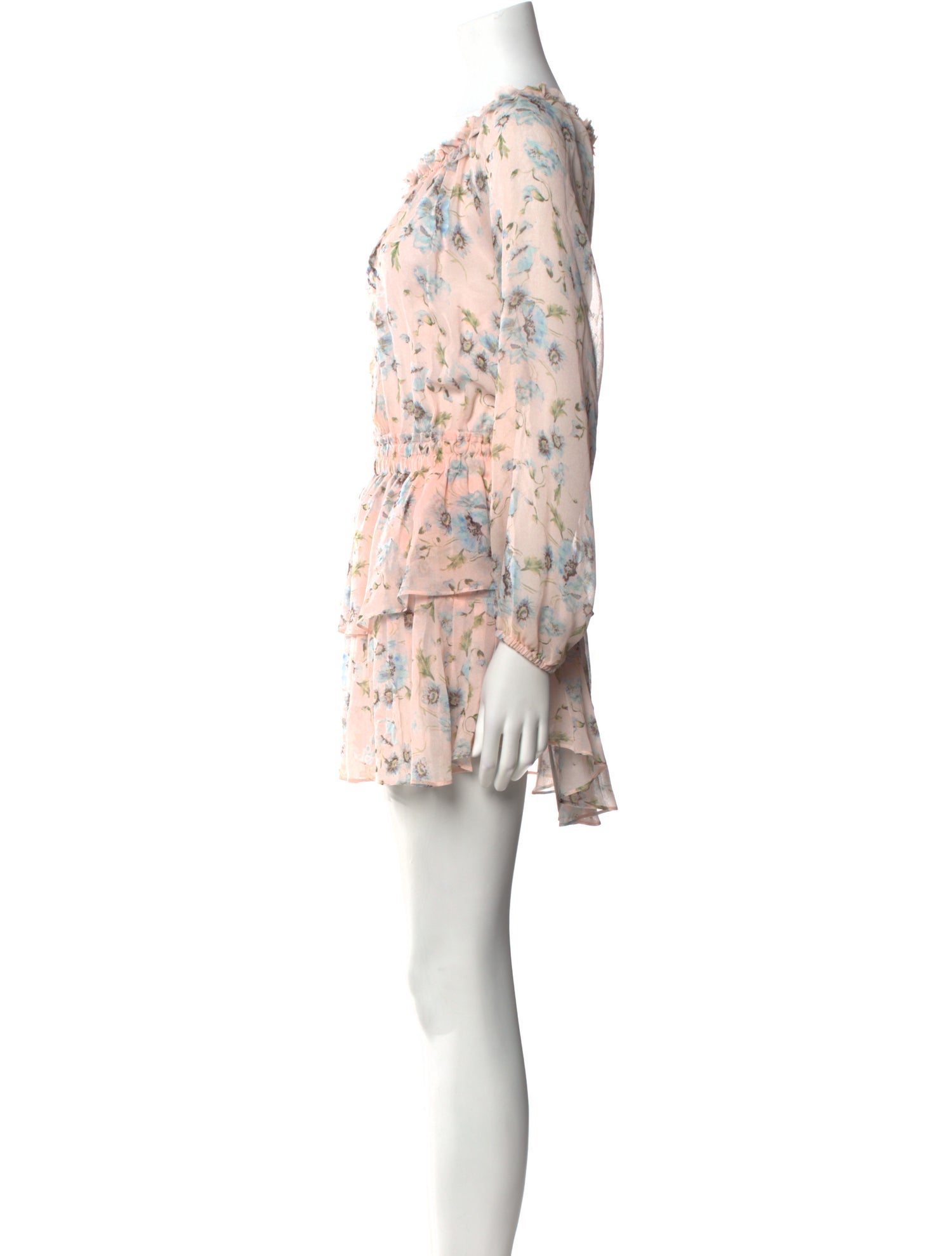 LoveShackFancy Silk Mini Dress