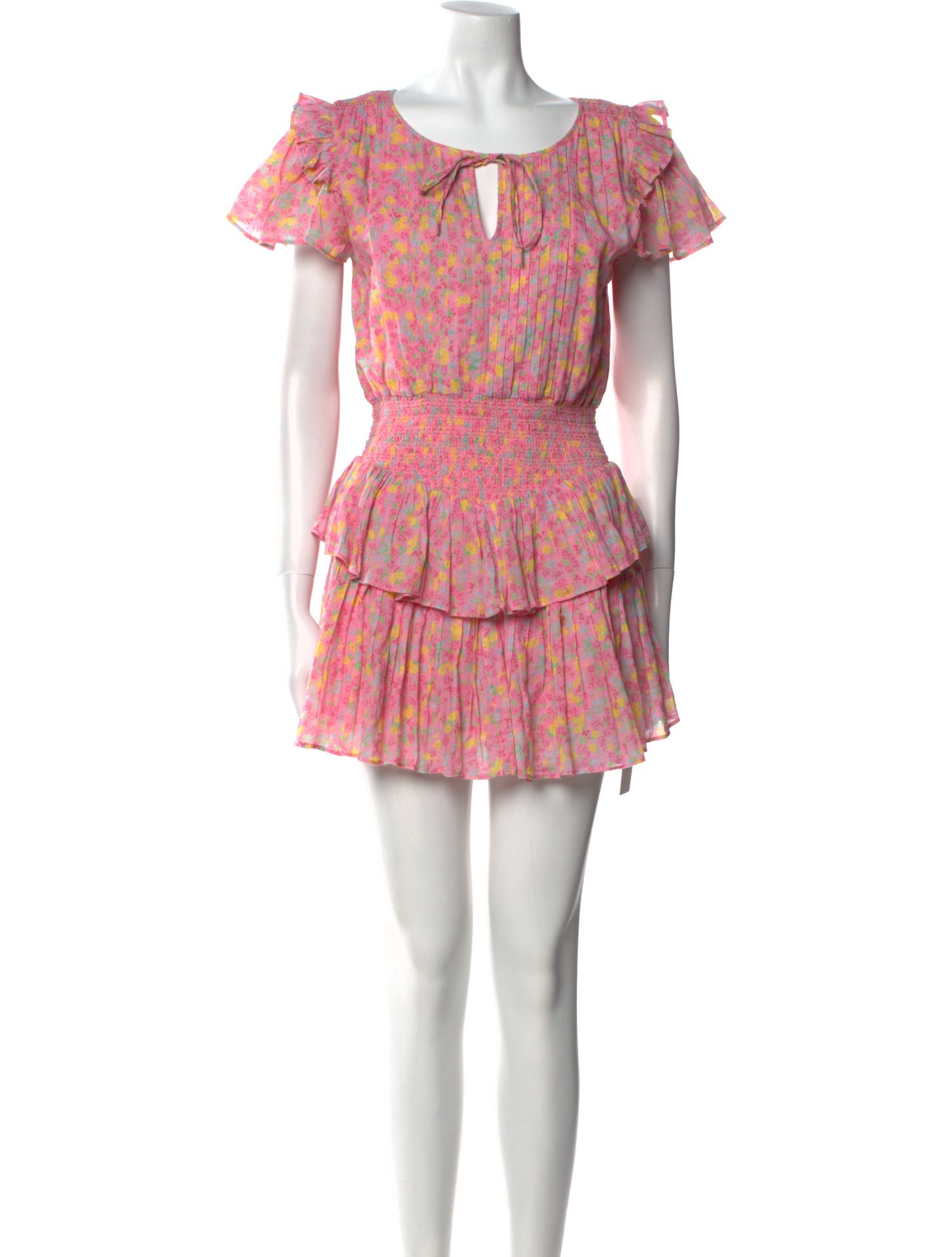 LoveShackFancy Printed Mini Dress