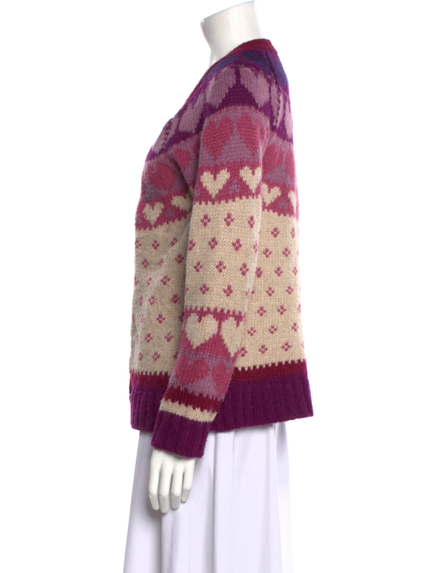 LoveShackFancy Alpaca Printed Sweater