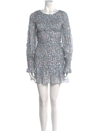 LoveShackFancy Silk Mini Dress