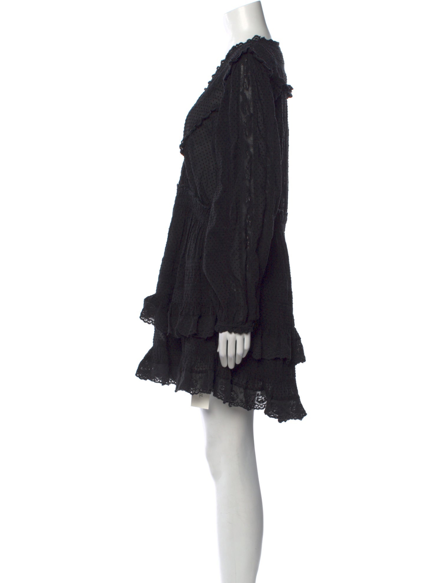 LoveShackFancy V-Neck Mini Dress w/ Tags