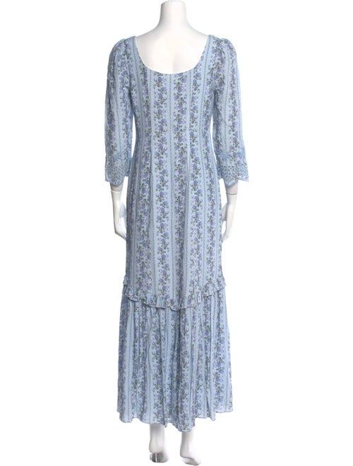 LoveShackFancy Printed Long Dress