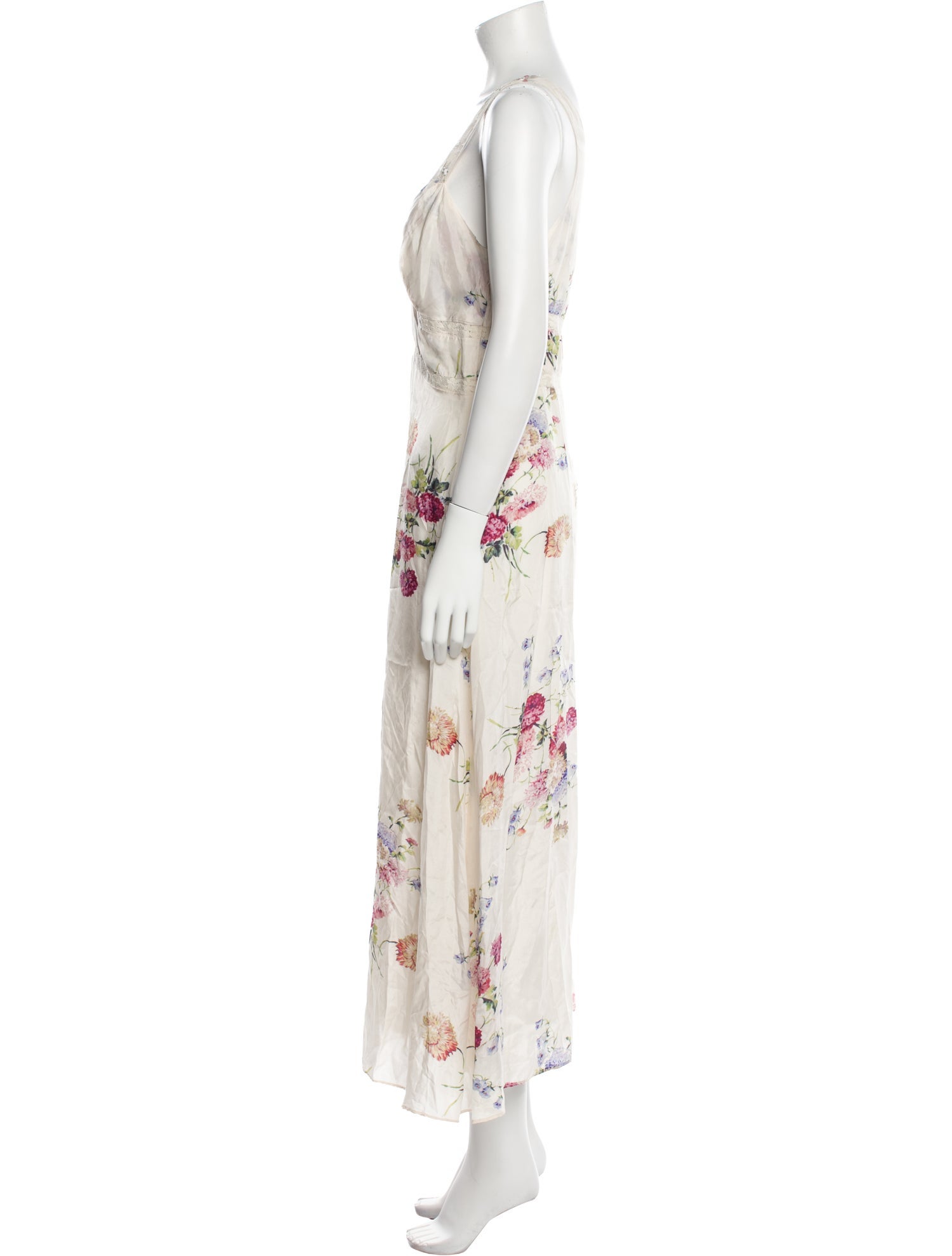 LoveShackFancy Silk Long Dress