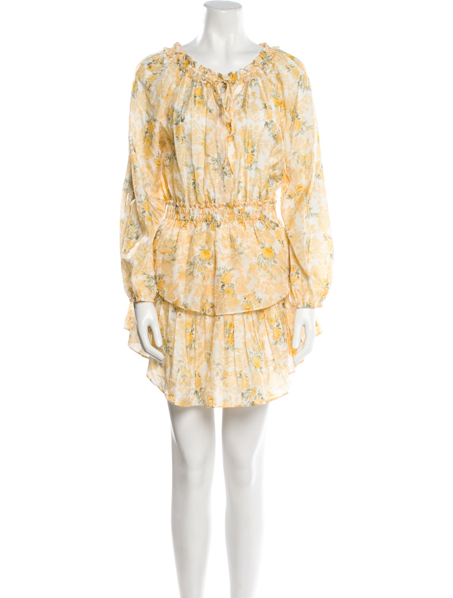 LoveShackFancy Silk Mini Dress