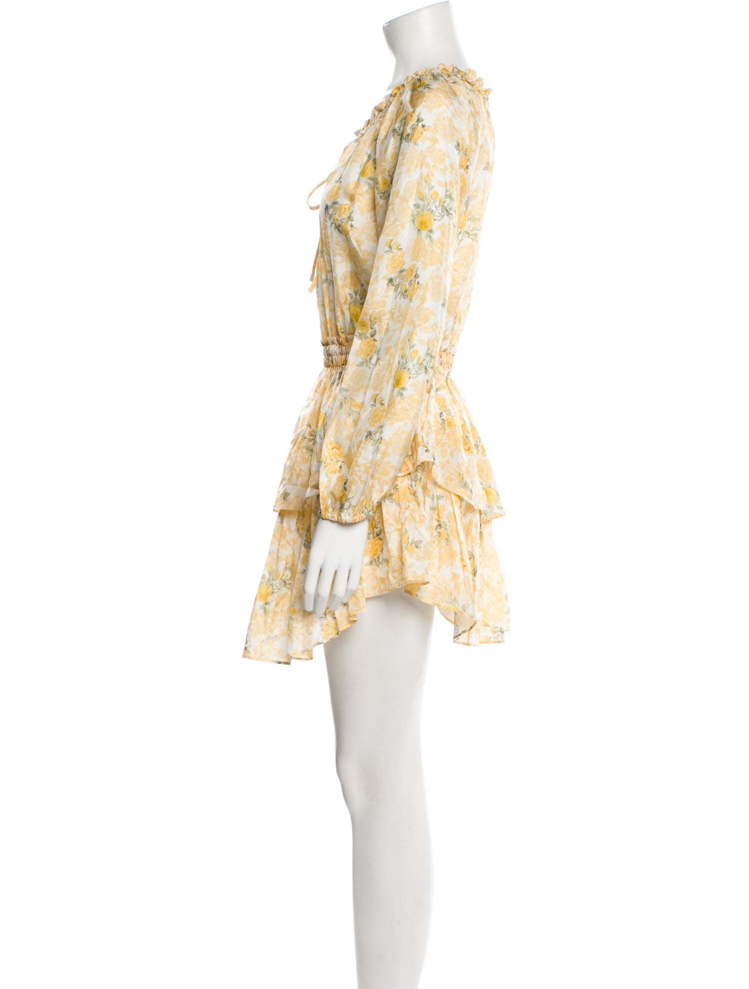 LoveShackFancy Silk Mini Dress