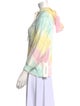 LoveShackFancy Tie-Dye Print Crew Neck Sweater