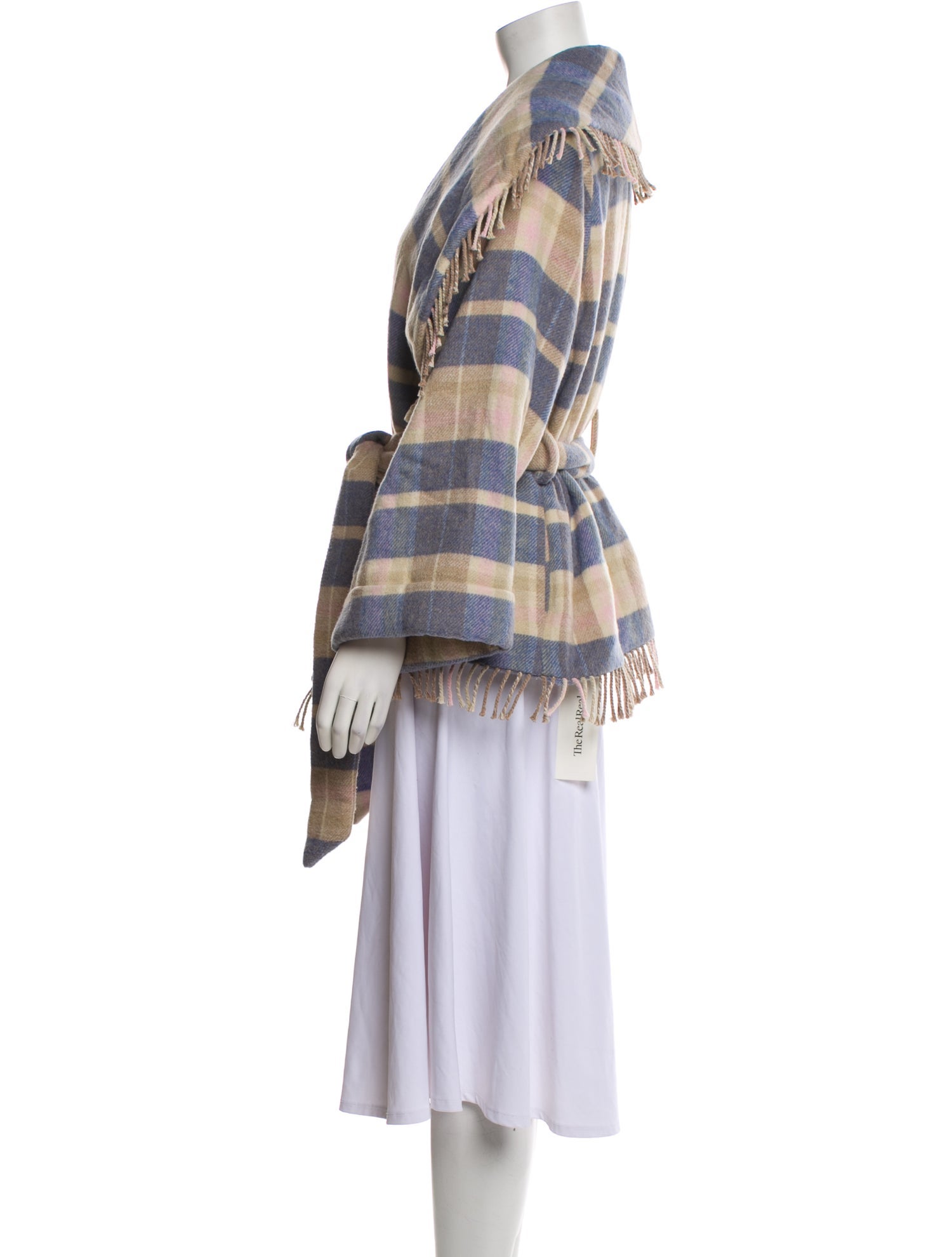 LoveShackFancy Plaid Print Jacket