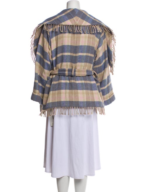 LoveShackFancy Plaid Print Jacket