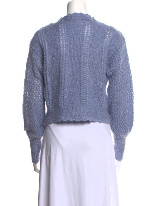 LoveShackFancy Mohair Mock Neck Sweater