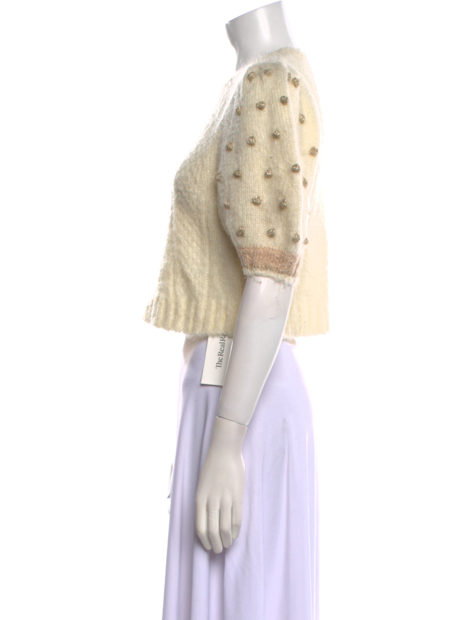 LoveShackFancy Mohair Graphic Print Sweater