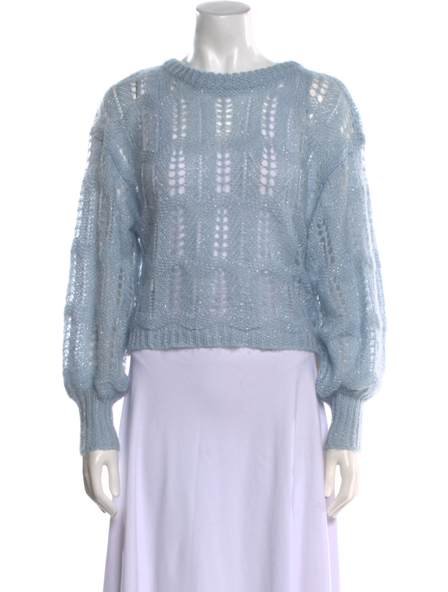 LoveShackFancy Crew Neck Sweater