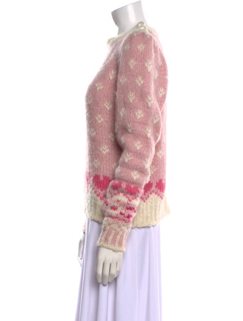 LoveShackFancy Alpaca Printed Sweater