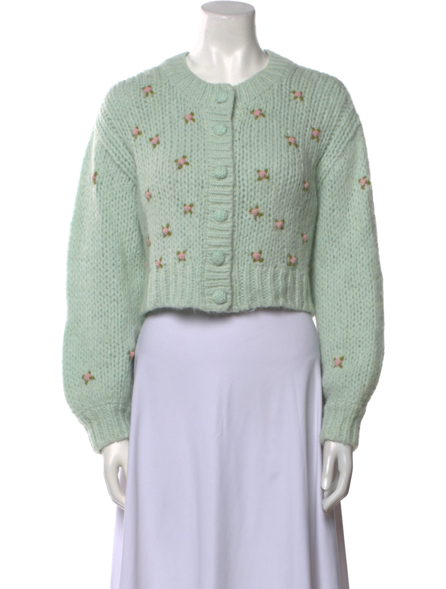 LoveShackFancy Alpaca Patterned Sweater