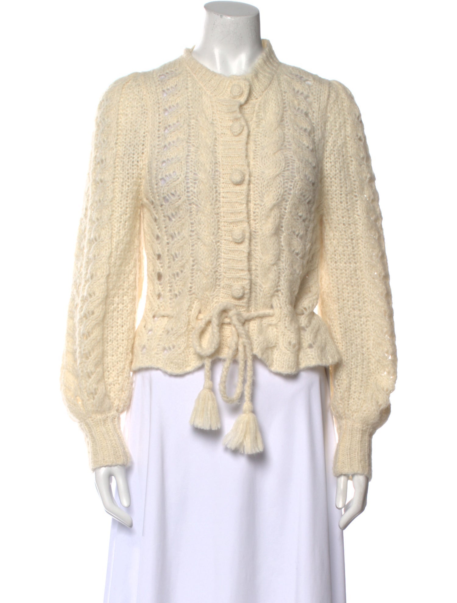 LoveShackFancy Alpaca Crew Neck Sweater