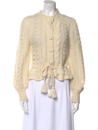 LoveShackFancy Alpaca Crew Neck Sweater