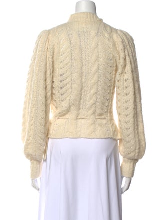LoveShackFancy Alpaca Crew Neck Sweater