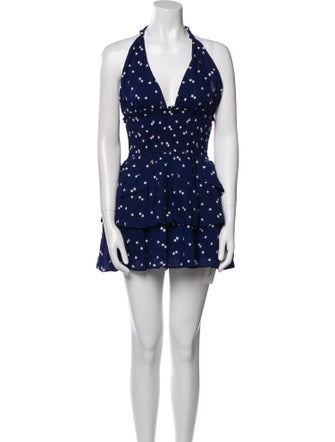 LoveShackFancy Printed Mini Dress