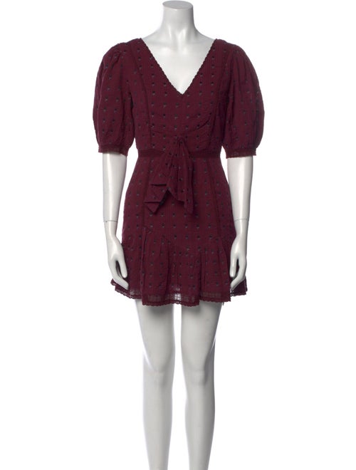 LoveShackFancy Printed Mini Dress