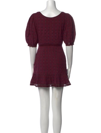 LoveShackFancy Printed Mini Dress