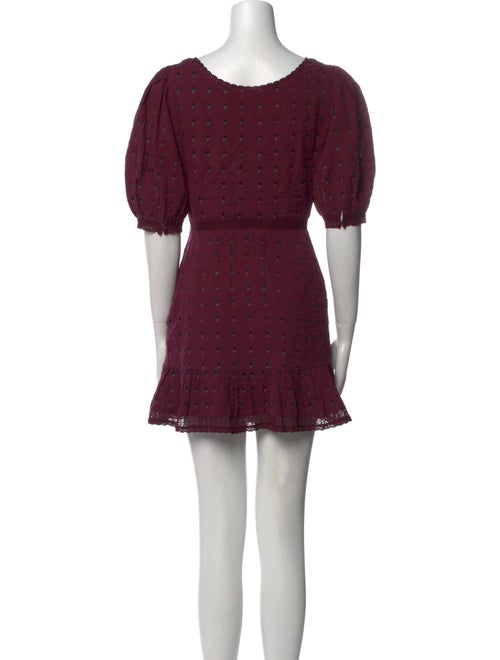 LoveShackFancy Printed Mini Dress