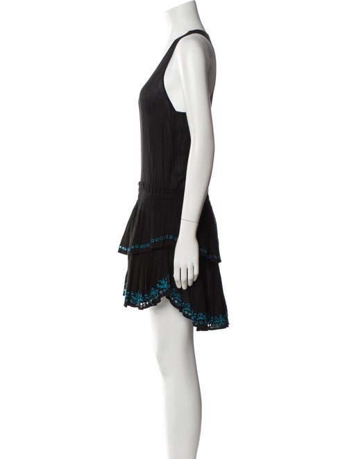 LoveShackFancy Scoop Neck Mini Dress