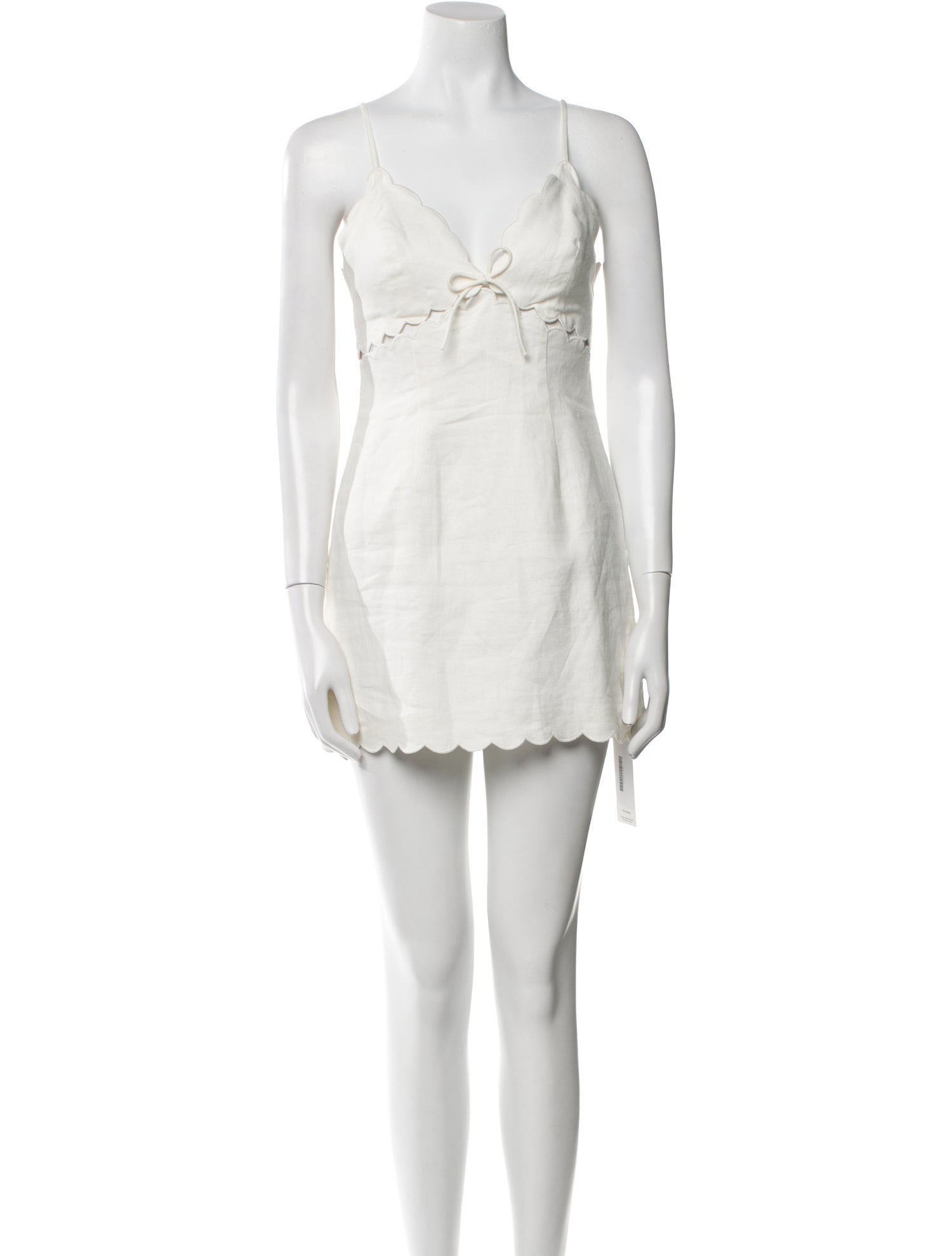 LoveShackFancy Linen Mini Dress