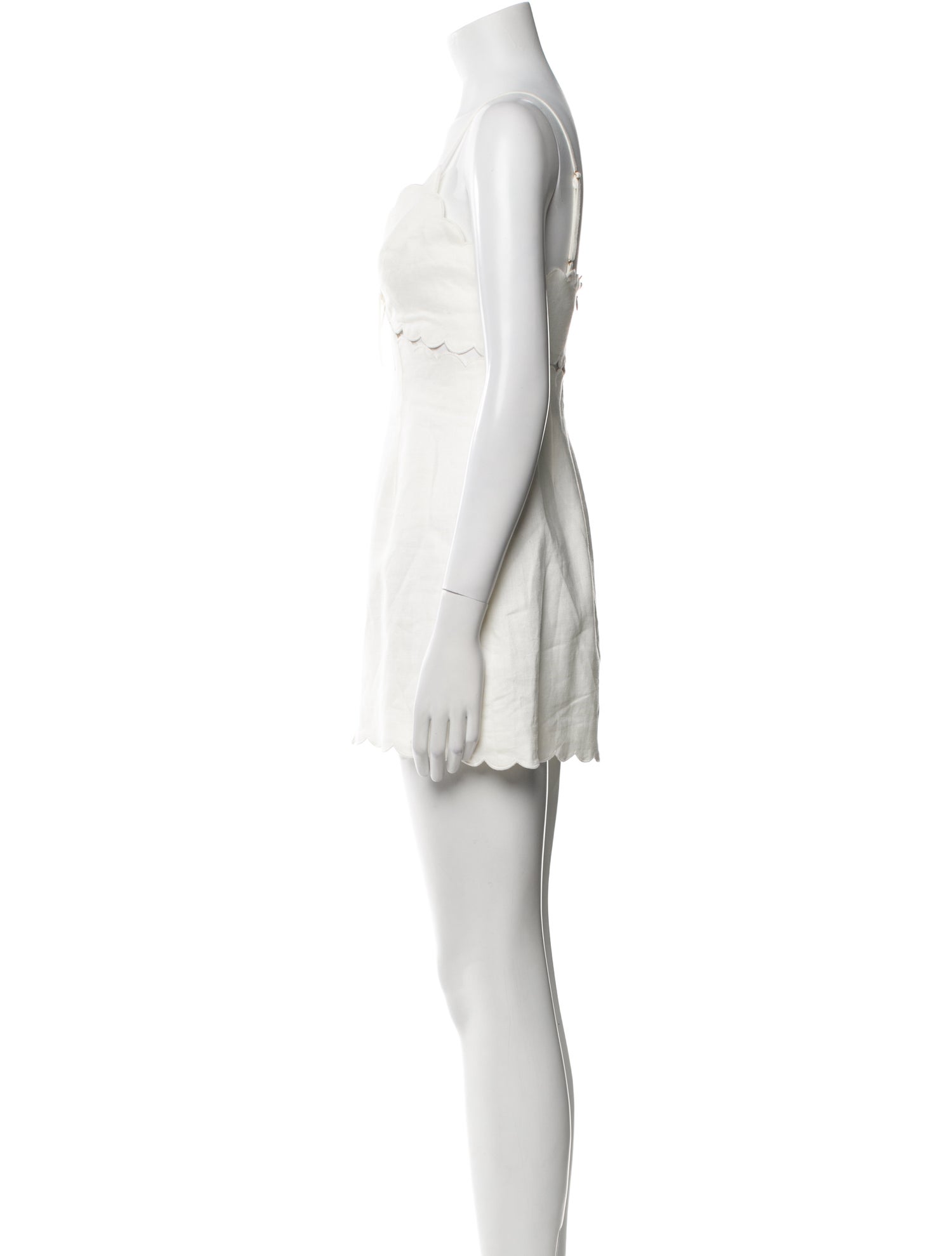 LoveShackFancy Linen Mini Dress