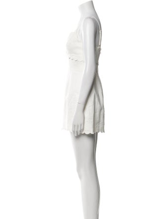 LoveShackFancy Linen Mini Dress