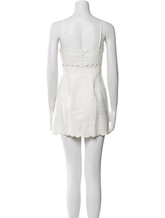 LoveShackFancy Linen Mini Dress