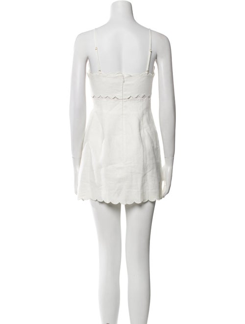 LoveShackFancy Linen Mini Dress