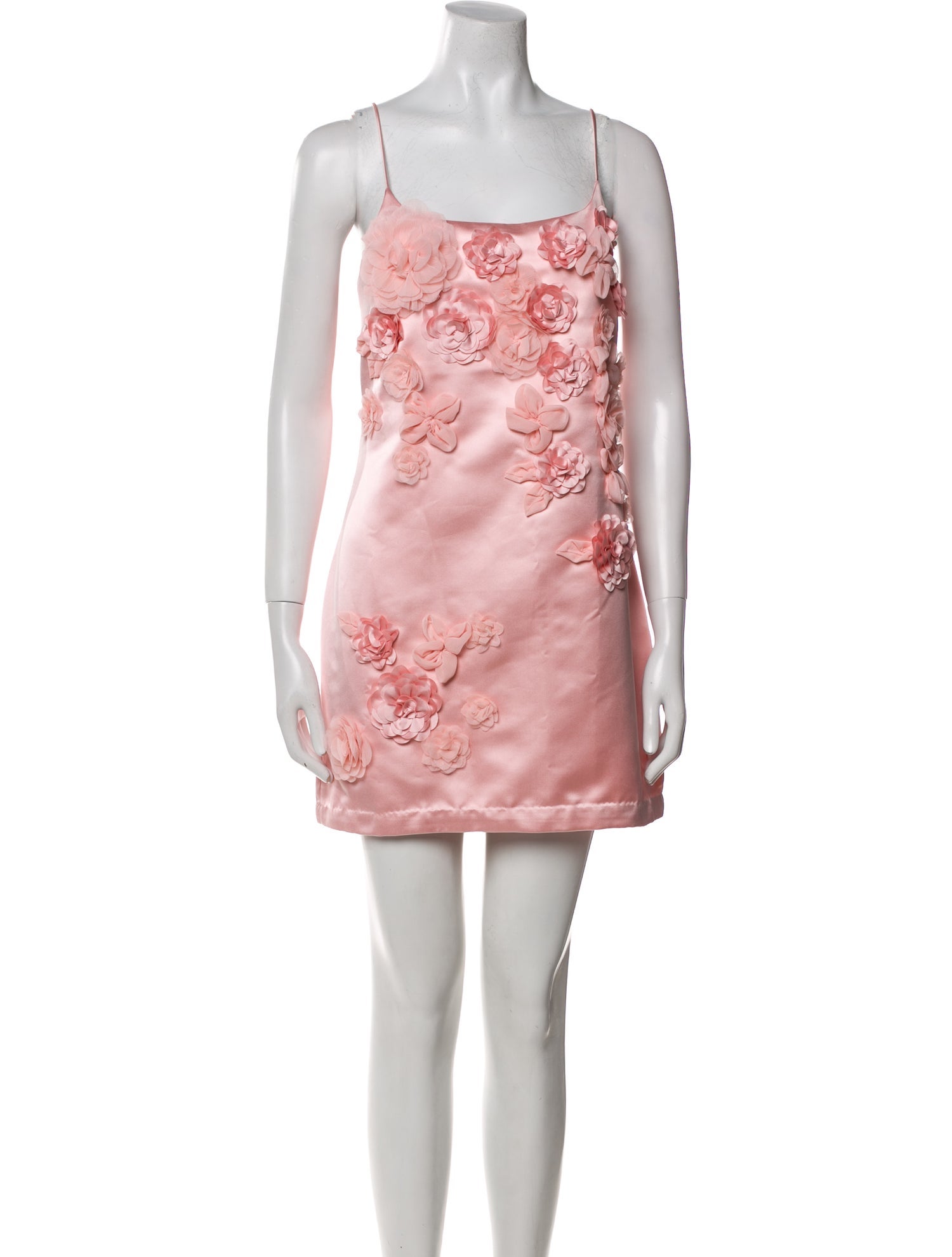 LoveShackFancy Square Neckline Mini Dress