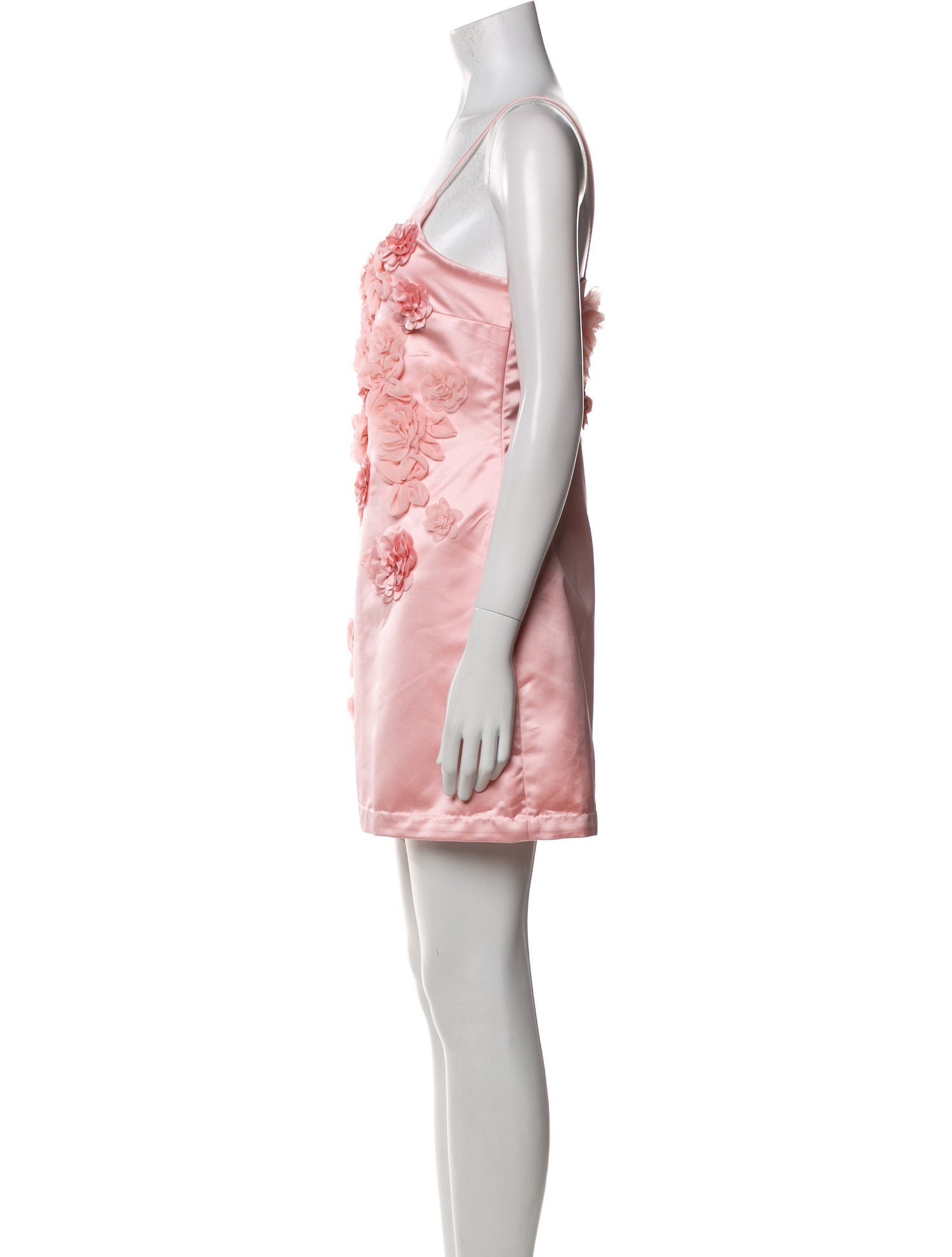 LoveShackFancy Square Neckline Mini Dress